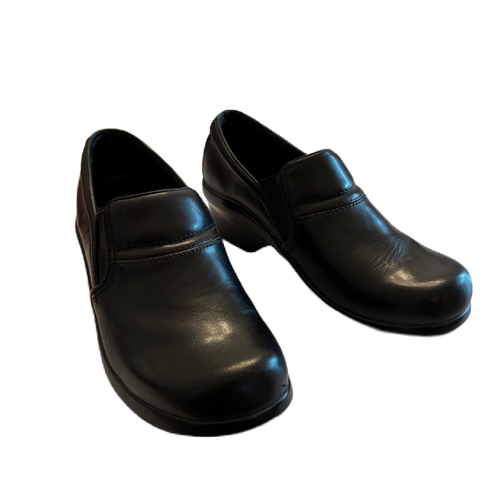Ariat Sutter Women's Black Leather Professional Work Clog Size 8.5
